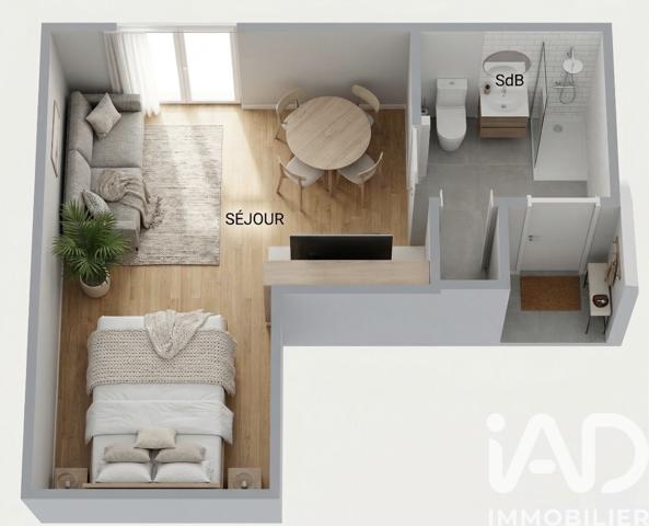 Studio à vendre 24 m² Caen
