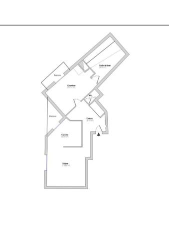 T2 lumineux rénové avec 2 balcons, cave et parking sécurisé