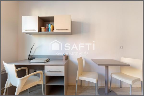 PERPIGNAN, STUDIO DANS RESIDENCE ETUDIANTE, A VENDRE!