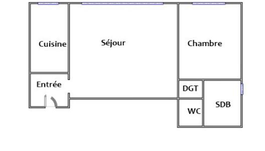 Appartement
         2 pièces
        - 48 m² Exclusivité 340 000 € *