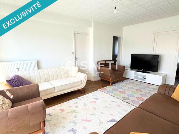 À vendre – Appartement 4 pièces – 82 m² – 4e étage – Lumineux avec vue dégagée