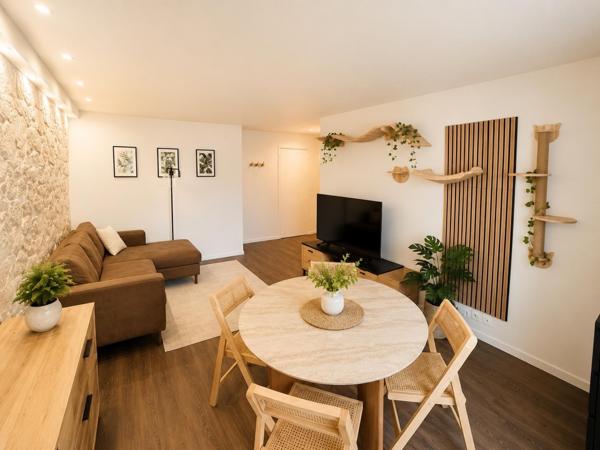 3 pièces avec balcon et parking à 2 min du T12