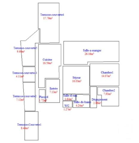 Appartement F4 à vendre  4 pièces - 99,76 m 2   CAGNES SUR MER  - 06