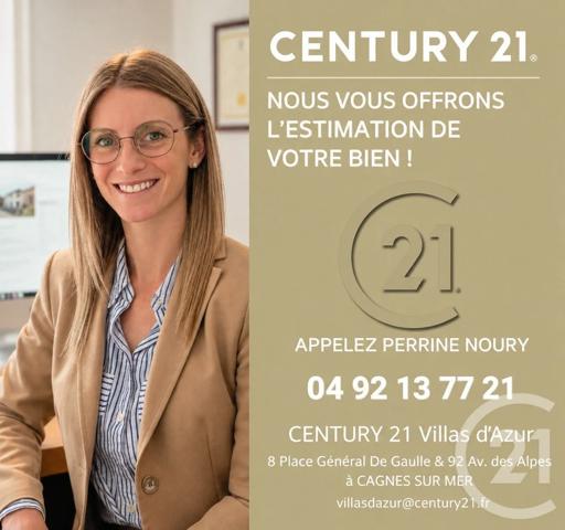 Appartement F4 à vendre  4 pièces - 99,76 m 2   CAGNES SUR MER  - 06