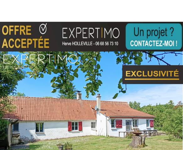 Regnière-Écluse (80120) Sous-Offre Acceptée : Très belle longère : calme et nature !