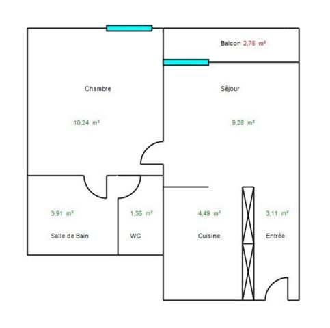 Appartement Sance 2 pièce(s)