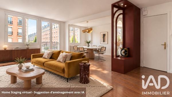 Appartement à vendre 3 pièces 62,88 m² Paris 15