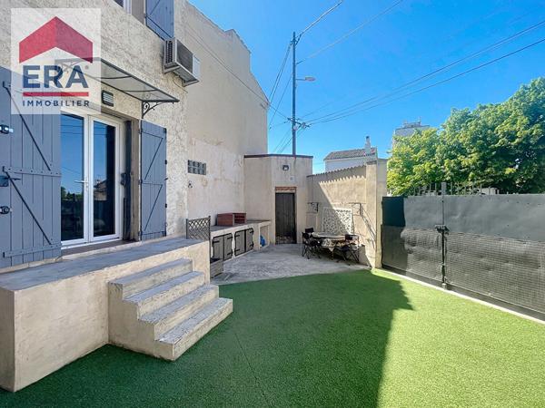 A VENDRE MARSEILLE 13014  SAINTE-MARTHE MAISON T3/4 TERRASSE JARDIN