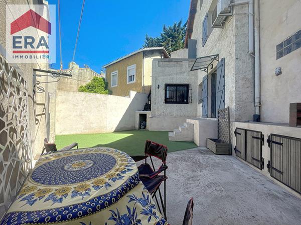 A VENDRE MARSEILLE 13014  SAINTE-MARTHE MAISON T3/4 TERRASSE JARDIN