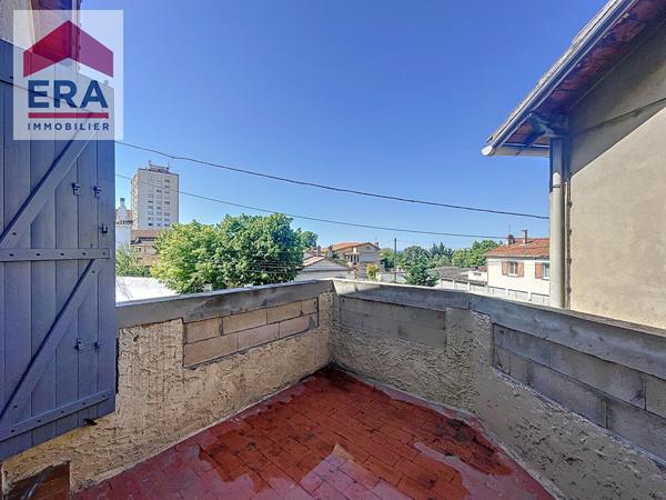 A VENDRE MARSEILLE 13014  SAINTE-MARTHE MAISON T3/4 TERRASSE JARDIN