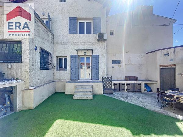 A VENDRE MARSEILLE 13014  SAINTE-MARTHE MAISON T3/4 TERRASSE JARDIN