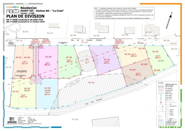 Terrain à vendre 680 m² Saint-Vit