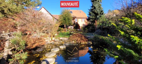 Soultzeren (68140) Grande maison familiale, bi-famille, gîte, box chevaux, prés sur 30 ares