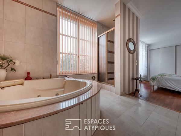 La maison historique et sa dépendance en plein centre-ville