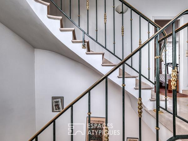 La maison historique et sa dépendance en plein centre-ville