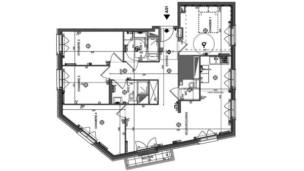 Appartement à vendre 5 pièces 94 m² Clamart