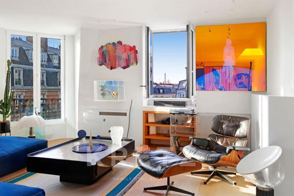 Penthouse Batignolles - Vue Tour Eiffel et Montmartre - 129m2 + 200m2 extérieur