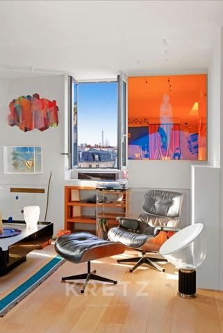 Penthouse Batignolles - Vue Tour Eiffel et Montmartre - 129m2 + 200m2 extérieur