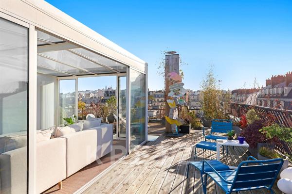 Penthouse Batignolles - Vue Tour Eiffel et Montmartre - 129m2 + 200m2 extérieur