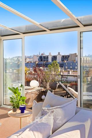 Penthouse Batignolles - Vue Tour Eiffel et Montmartre - 129m2 + 200m2 extérieur