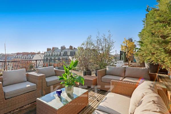 Penthouse Batignolles - Vue Tour Eiffel et Montmartre - 129m2 + 200m2 extérieur