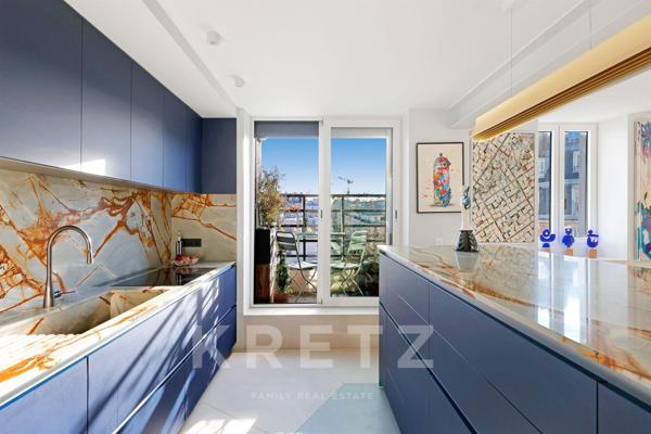Penthouse Batignolles - Vue Tour Eiffel et Montmartre - 129m2 + 200m2 extérieur