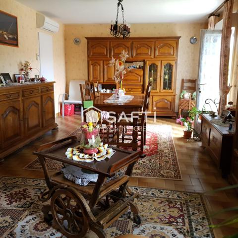 Beau pavillon, T5 sur sous sol de 85 m² avec combles aménageables