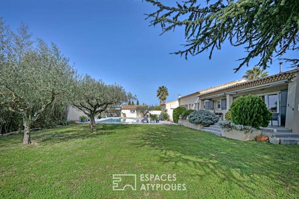 L’havre de quiétude, son local professionnel indépendant et son studio.