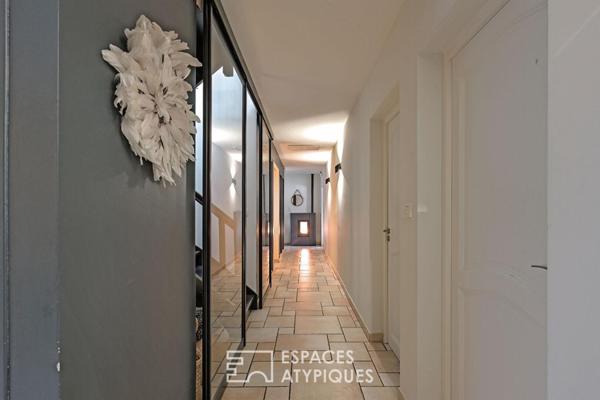 L’havre de quiétude, son local professionnel indépendant et son studio.