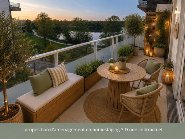 BORDEAUX LAC – T4 AVEC TERRASSE ET VUE SUR LE LAC