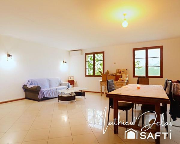 Maison familiale avec piscine, sous-sol aménagé et hangar – Semens, à deux pas de Saint-Macaire