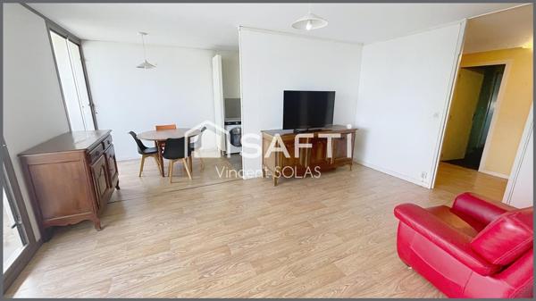Appartement T5 Meublé - 4 Chambres - 2 SDE - Loggia - Cave + Parking - Proximité commodités - Bus