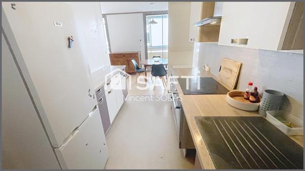 Appartement T5 Meublé - 4 Chambres - 2 SDE - Loggia - Cave + Parking - Proximité commodités - Bus