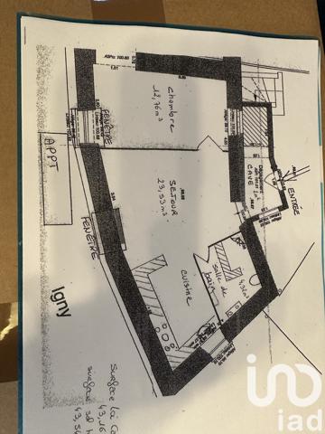 Appartement à vendre 2 pièces 44 m² Igny