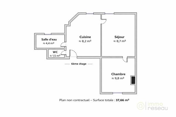 Appartement à AVENUE MICHELET A SAINT OUEN (93400)