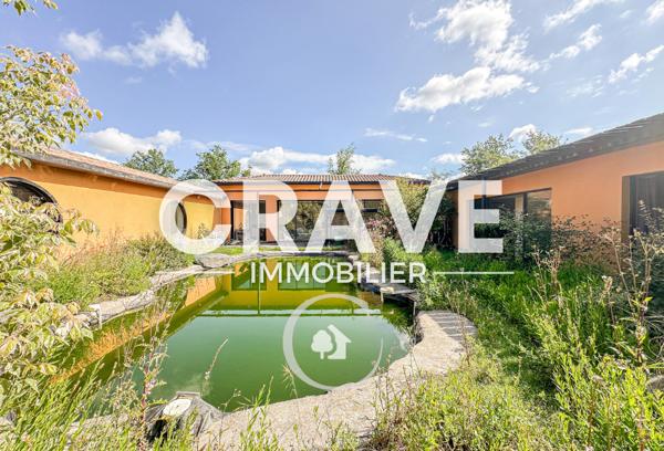 Lugos (33830) VILLA D'EXCEPTION 400 M² - PISCINE NATURELLE - GARAGE XXL