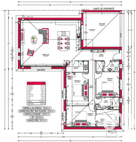 Maison 4 pièces de 117 m² à Artigues-près-Bordeaux (33370)