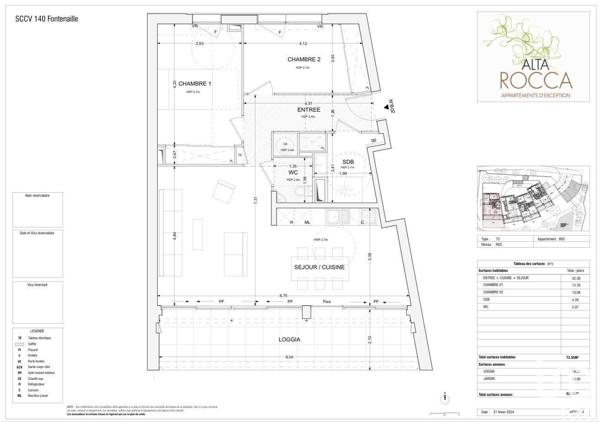 Appartement à vendre 