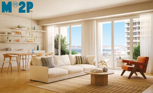 Appartement Marseille 3 pièce(s) - M99