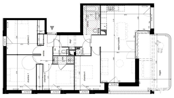 Appartement à vendre 5 pièces 100 m² Annecy