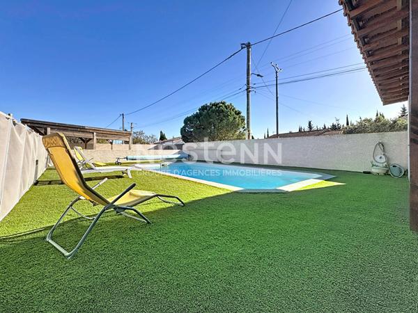 Maison Canet 4 pièce(s) 101 m2 de plain-pied 4 faces avec piscine et pool house