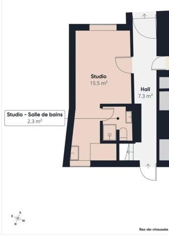 Appartement à Auneau-Bleury-Saint-Symphorien, 28700 - 1 pièce 16m²