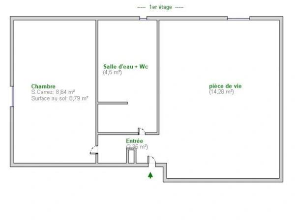 Villeurbanne- à vendre Appartement T2 rénové