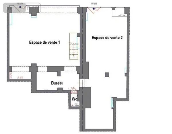 Achat - Fonds et/ou murs commerciaux Paris 7e Arrondissement 75007 4 pièces 130 m 2