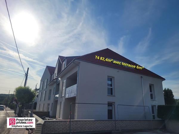 Appartement Merlimont 4 pièce(s) 82.4 m2 avec terrasse 2 parkings et cave