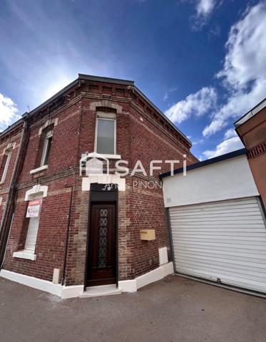 Maison de ville à rénover - T5 de 97m² - garage - jardin - cave