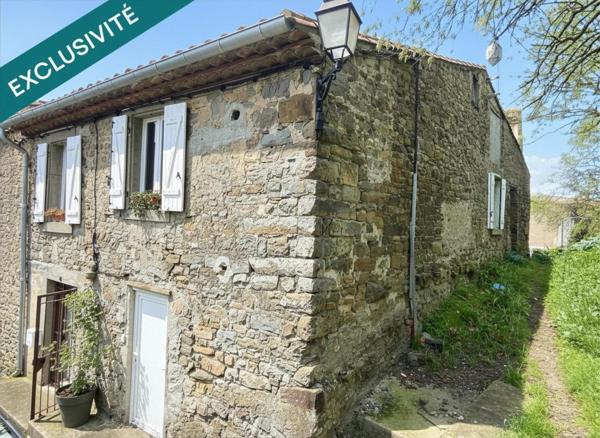 Maison en pierre rénovée avec cour plein sud – charme et authenticité