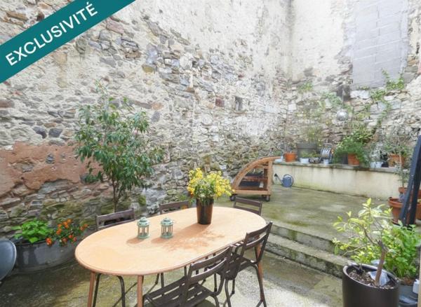 Maison en pierre rénovée avec cour plein sud – charme et authenticité