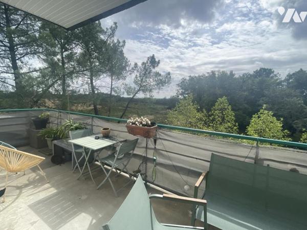 Saint-Avé – Appartement T3 avec grand balcon, garage et stationnement – Environnement naturel