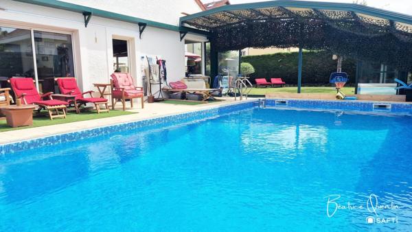 Maison familiale avec piscine chauffée